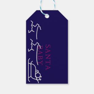 Santa Baby: Festlicher und Koketter Feiertagskuer" Geschenkanhänger