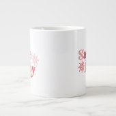 Santa Baby - Freizeitgestaltung Jumbo-Tasse (Vorderseite)