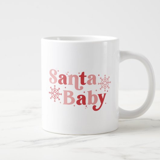 Santa Baby - Freizeitgestaltung Jumbo-Tasse (Rechts)