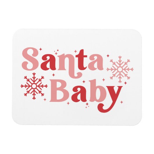 Santa Baby - Freizeitgestaltung Magnet (Horizontal)