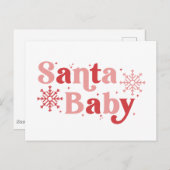 Santa Baby - Freizeitgestaltung Postkarte (Vorne/Hinten)