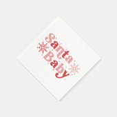 Santa Baby - Freizeitgestaltung Serviette (Ecke)