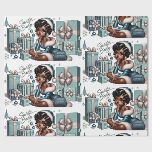 Santa Baby Geschenkpapier (Flach)
