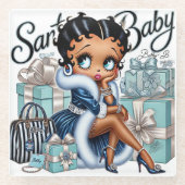Santa Baby Glasuntersetzer (Vorderseite)
