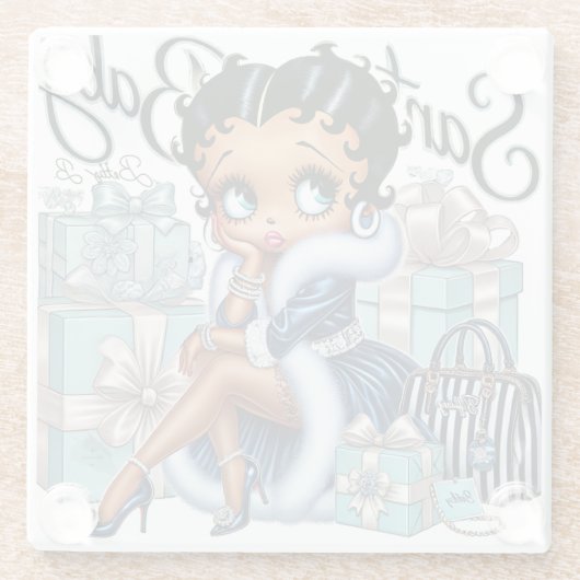 Santa Baby Glasuntersetzer (Rückseite)