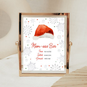 Santa Baby Hat Mama Osa Bar Poster