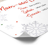 Santa Baby Hat Mama Osa Bar Poster (Ecke)