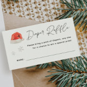 Santa Baby Holiday Baby Dusche Winzer Raffle Begleitkarte