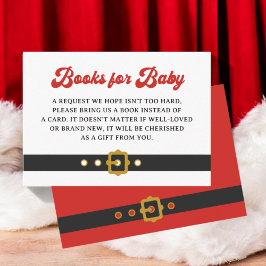 Santa Baby Holiday Baby Showbücher für Baby Begleitkarte