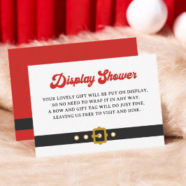 Santa Baby Holiday Babydusche Begleitkarte