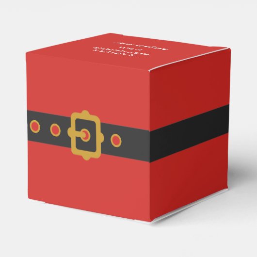 Santa Baby Holiday Weihnachts-Dinner Party Geschenkschachtel (Rückseite)