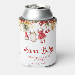 Santa Baby Holiday Winter Weihnachten Baby Shower Dosenkühler