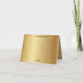 Santa & Baby Jesus with the Wise Men Dankeskarte (Rückseite)