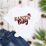 Santa Baby Kariert Leapord Print Christmas Women's T-Shirt<br><div class="desc">Der T - Shirt unserer Frau ist mit einer Grafik von Santa Baby geschmückt. Schauen Sie sich unsere komplette Bekleidungsauswahl in unserem Zazzle Shop an!</div>