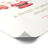 Santa Baby Kleidung Boy Baby Dusche Windel Raffel Poster (Ecke)