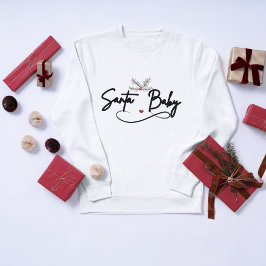 Santa Baby - Kokette Weihnachtsschrift Sweatshirt