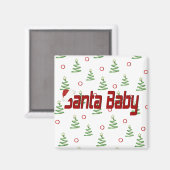 Santa Baby Magnet (Vorderseite/Rückseite)