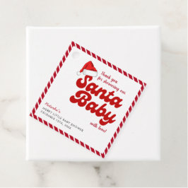 Santa Baby Merry Little Christmas Baby Dusche Geschenkanhänger