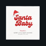 Santa Baby Merry Little Christmas Baby Dusche Serviette<br><div class="desc">Das Design umfasst eine Babydusche mit dem Motto "Santa Baby" und einer niedlichen Weihnachtsmannmütze,  die sich perfekt für eine Babydusche eignet. Wenn Sie Hilfe bei der Anpassung des Produkts benötigen oder passende Produkte benötigen,  kontaktieren Sie mich bitte über Zazzle.</div>