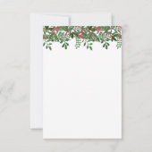 Santa Baby Niedlich Gold Schneeflocken Winterbaby Einladung (Rückseite)