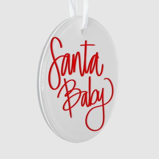Santa Baby Ornament (Vorderseite)