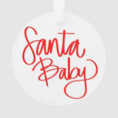 Santa Baby Ornament (Rückseite)