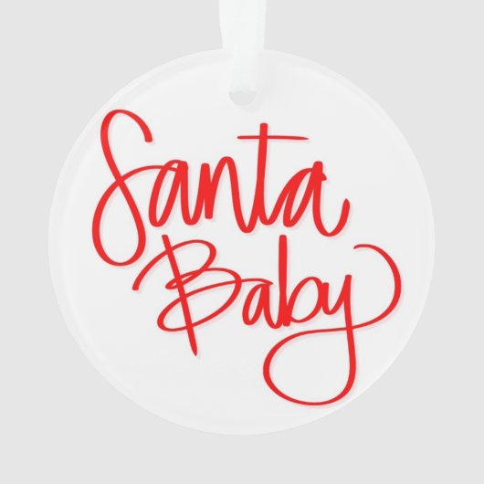 Santa Baby Ornament (Rückseite)
