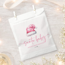 Santa Baby Pink Hat Weihnachtsferien Kinderdusche