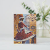 Santa Baby Postkarte (Stehend Vorderseite)