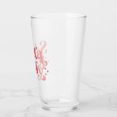 Santa Baby - Retro Weihnachtstypografie Glas (Links)