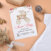 Santa Baby Script Weihnachts-Kinderdusche Einladung