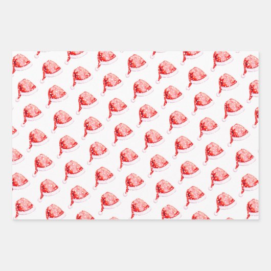 Santa Baby shower bow and Santa hat Christmas Geschenkpapier Set (Vorderseite 2)