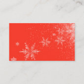 Santa Baby Shower Diaper Raffle Begleitkarte (Rückseite)