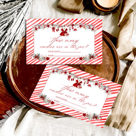 Santa Baby Weihnachten Wie viele Candies Begleitkarte