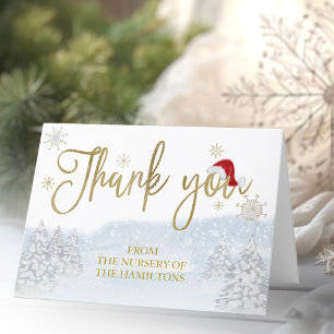 Santa Baby Weihnachten Winter Baby Shower Danke