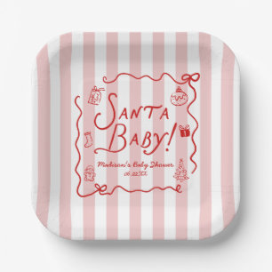 Santa Baby! Weihnachtliche Babyparty mit wunderlic Pappteller