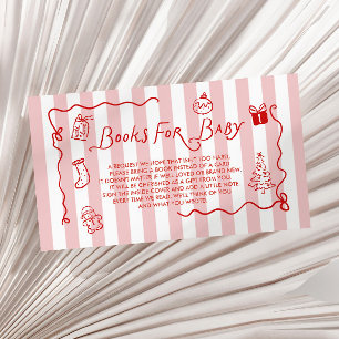 Santa Baby! Weihnachts-Baby-Shower-Bücher für Baby Begleitkarte