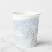 Santa Baby Weihnachts Winter Baby Dusche Pappbecher (Rückseite)