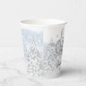 Santa Baby Weihnachts Winter Baby Dusche Pappbecher (Rechts)