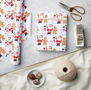 Santa Baby Weihnachts Winter Red Baby Dusche Geschenkpapier