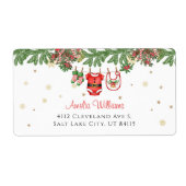 Santa Baby Weihnachtsadress-Design (Vorne)