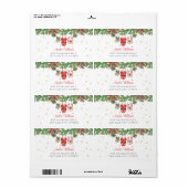 Santa Baby Weihnachtsadress-Design (Vorne)