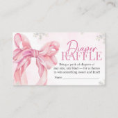 Santa Baby WeihnachtsBaby Duschdusche Windeln Raff Begleitkarte (Vorderseite)