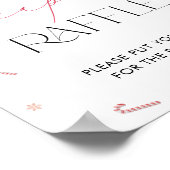 Santa Baby WeihnachtsBaby Duschdusche Windeln Raff Poster (Ecke)