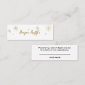 Santa Baby Weihnachtsbabys Windeln Umschließung Mini Visitenkarte (Vorne/Hinten)