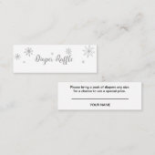 Santa Baby Weihnachtsbabys Windeln Umschließung Mini Visitenkarte (Vorne/Hinten)