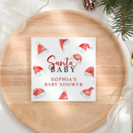 Santa Baby Weihnachtsdusche Napkins Serviette
