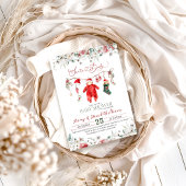 Santa Baby Weihnachtsduschgeschlecht neutral Einladung