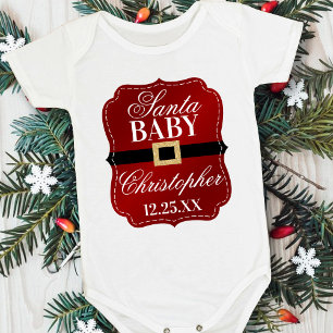 Santa Baby WeihnachtsjungBaby Strampler