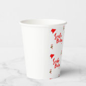 Santa Baby Winter Baby Dusche Pappbecher (Rechts)